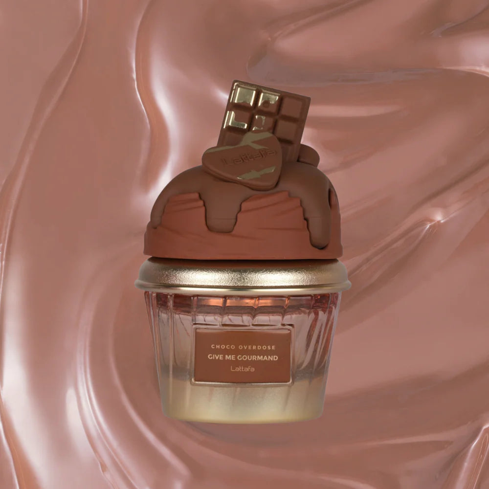Lattafa Give Me Gourmand Choco Overdose Eau De Parfum Spray Unisex 2.5 Oz