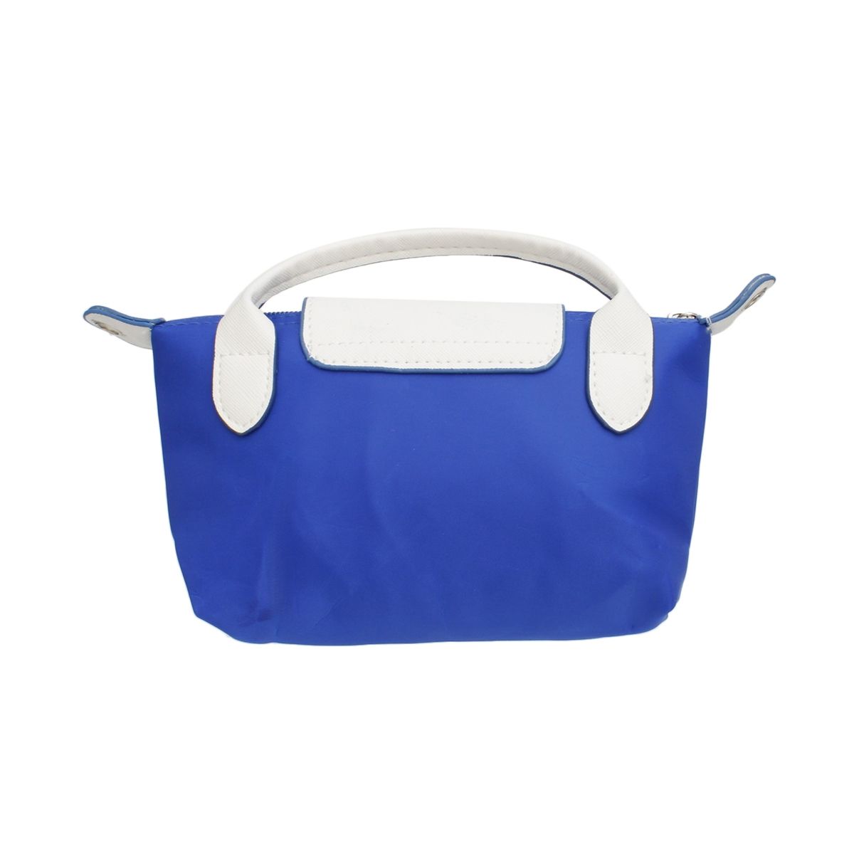 Blue Nylon Mini Pouch Handle Strap