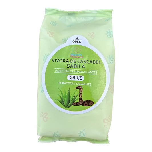 Beauty Mechanics Wipes- Vivora de Cascabel Sabila