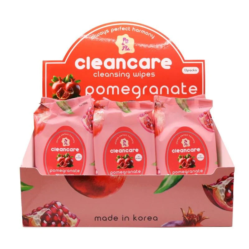 CLEANCARE CLEANSING WIPES POMEGRANATE