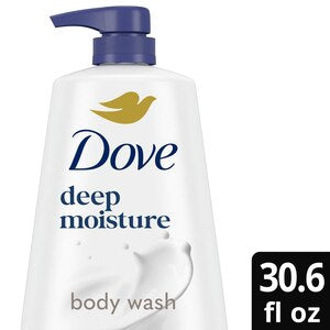 Dove Deep Moisture Body Wash, 30.6 OZ