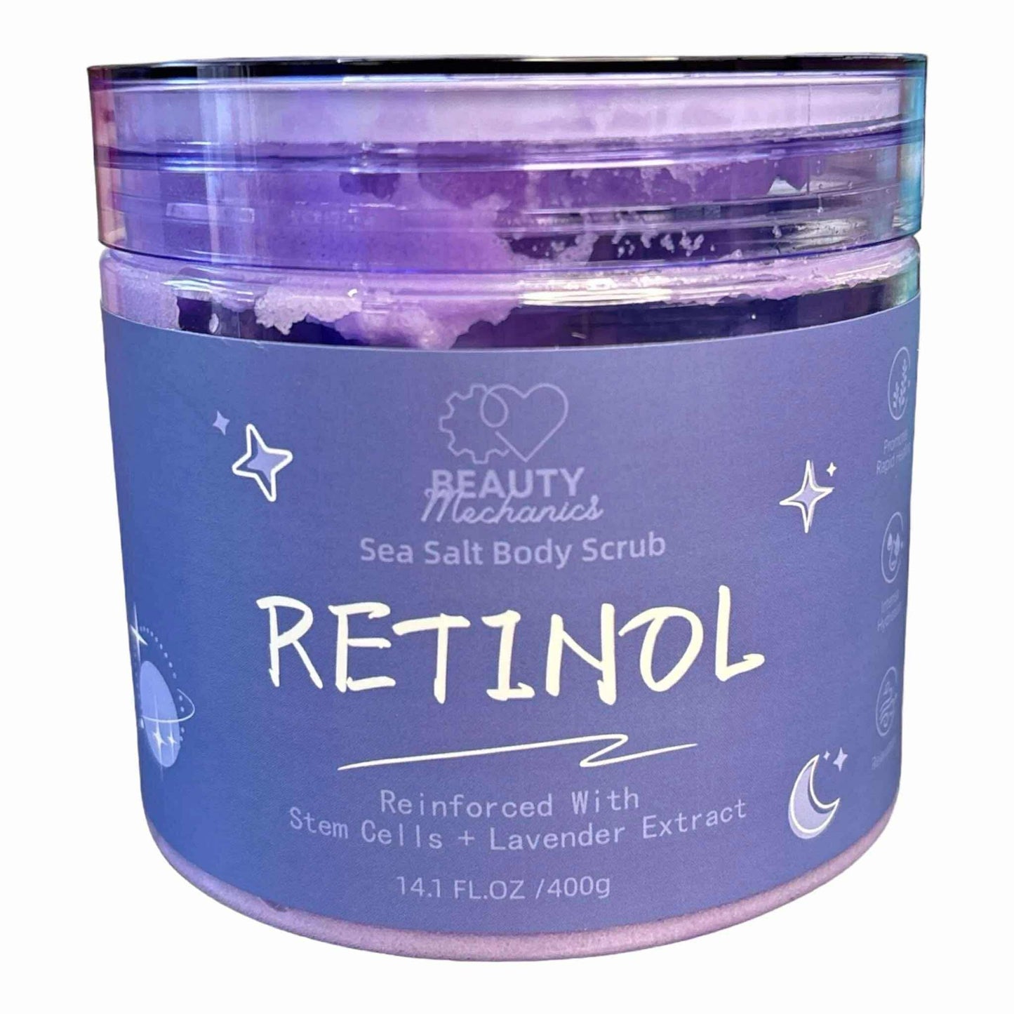 Beauty Mechanics Retinol Sea Salt Body Scrub