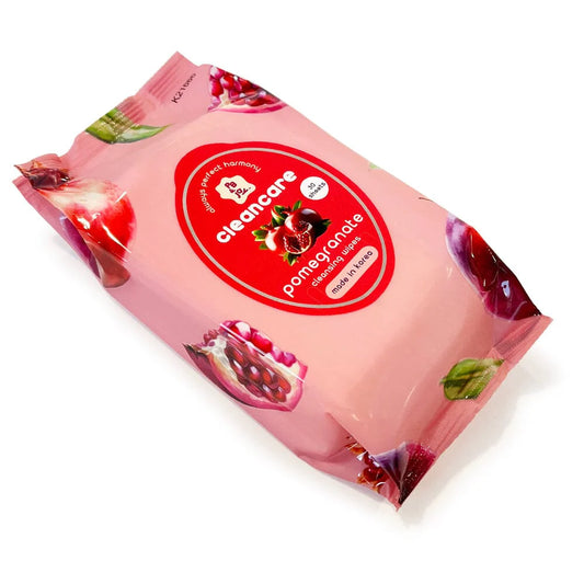 CLEANCARE CLEANSING WIPES POMEGRANATE