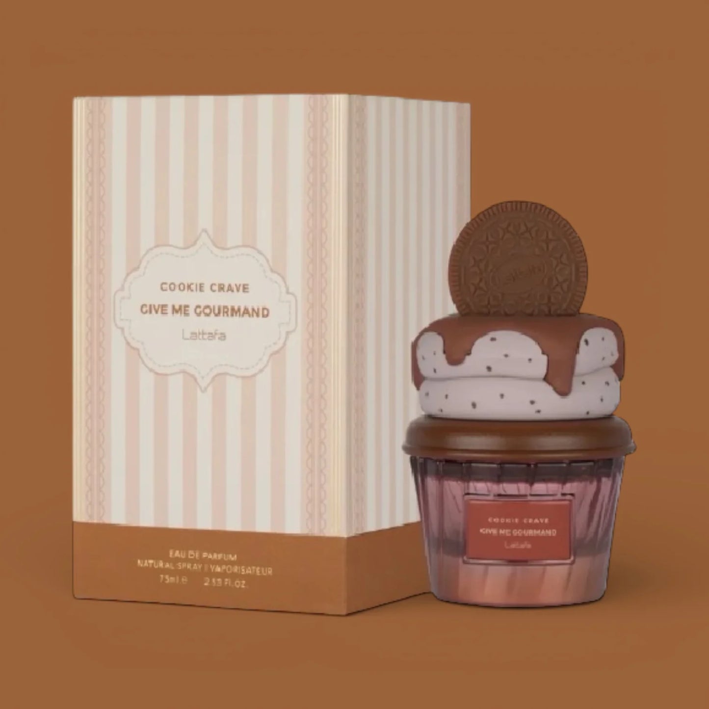 Lattafa Give Me Gourmand Cookie Crave Eau De Parfum Spray Unisex 75ml / 2.5 Oz