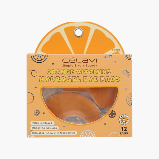 Celavi 12 Pairs Hydrogel Eye Pads-Orange