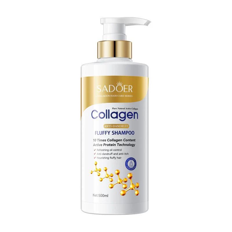 Sadoer Collagen Fluffy Shampoo and Conditioner Set 500ml