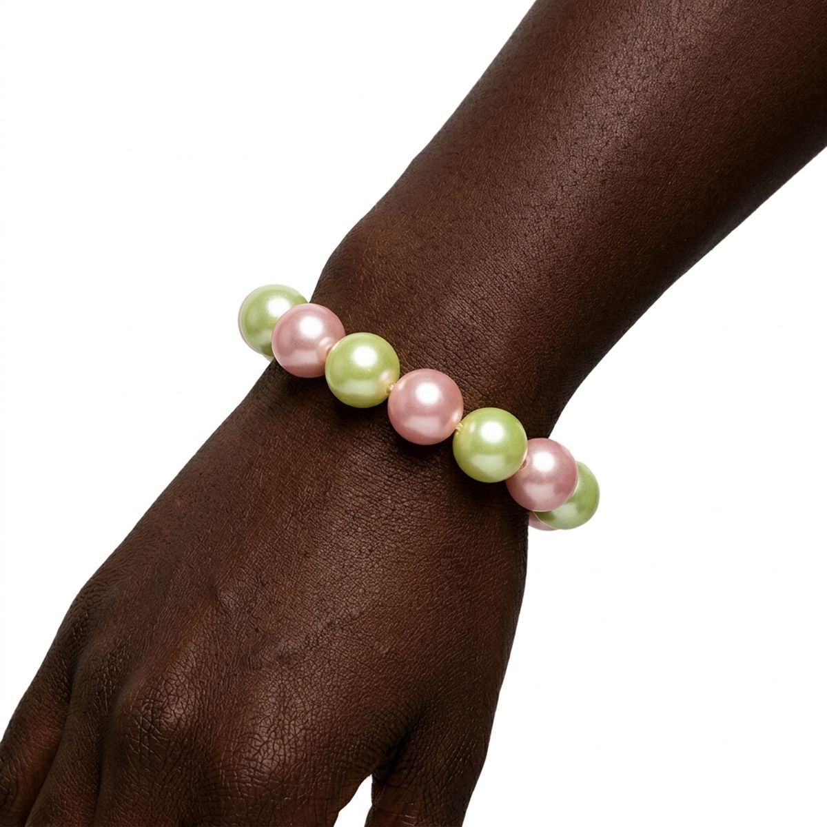 Pink Green Bubble Gum Pearl AKA Bracelet