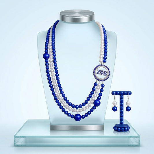 ZPB Mixed Pearl Silver Necklace