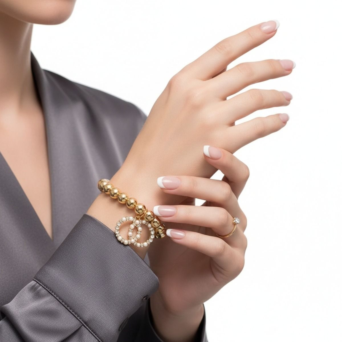 Ballin' in Gold: Ball Bracelet